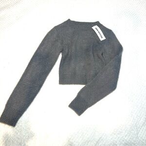 NWT Urban Outfitters Charcoal Crew Neck Sweater